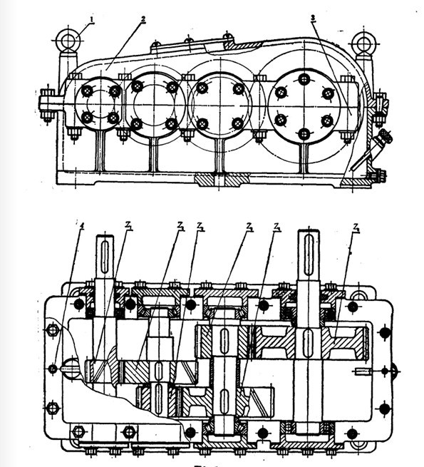 齿轮减速器装配图